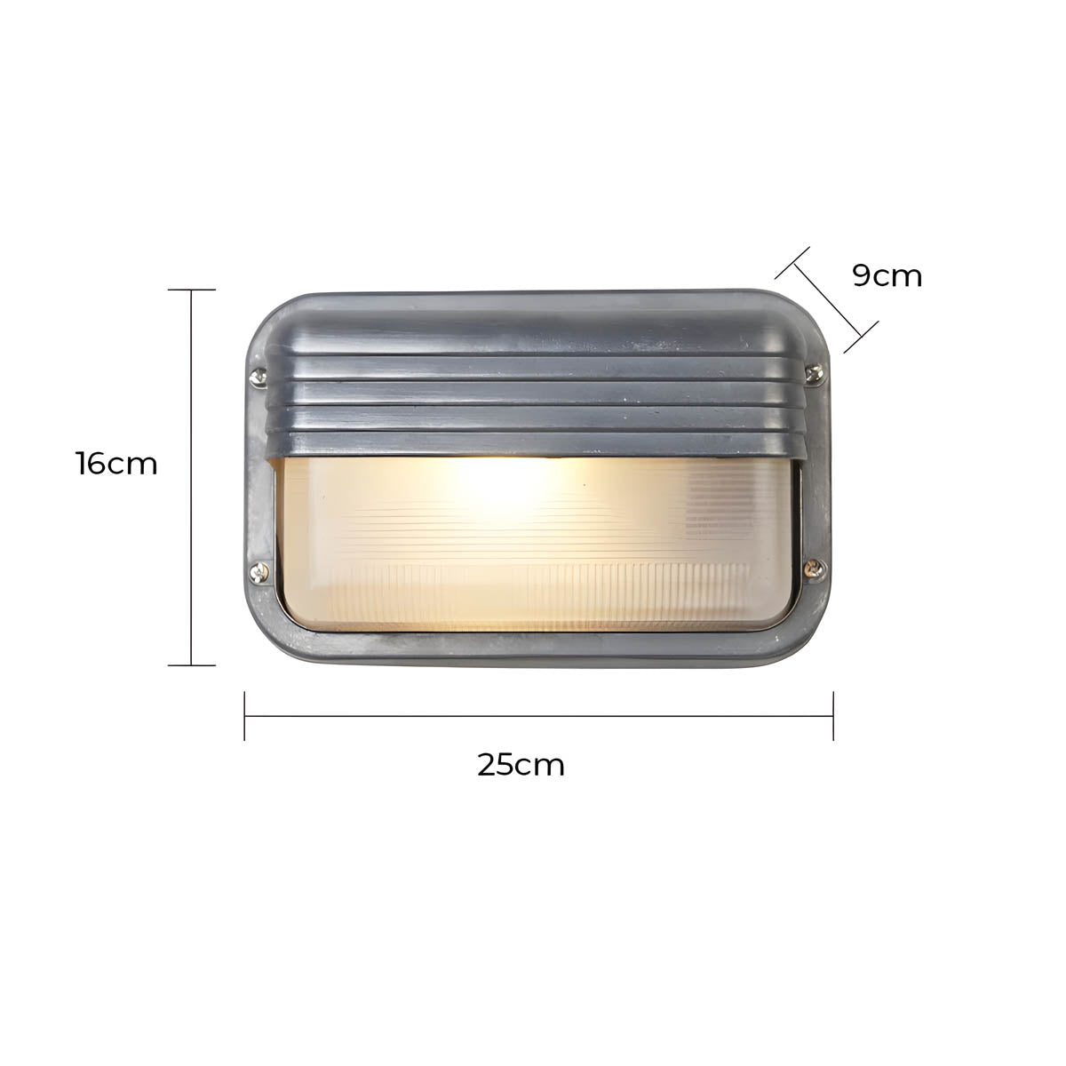 Foxglove Drop Glass Ribbed Outdoor Wall Light — gallery image 20
