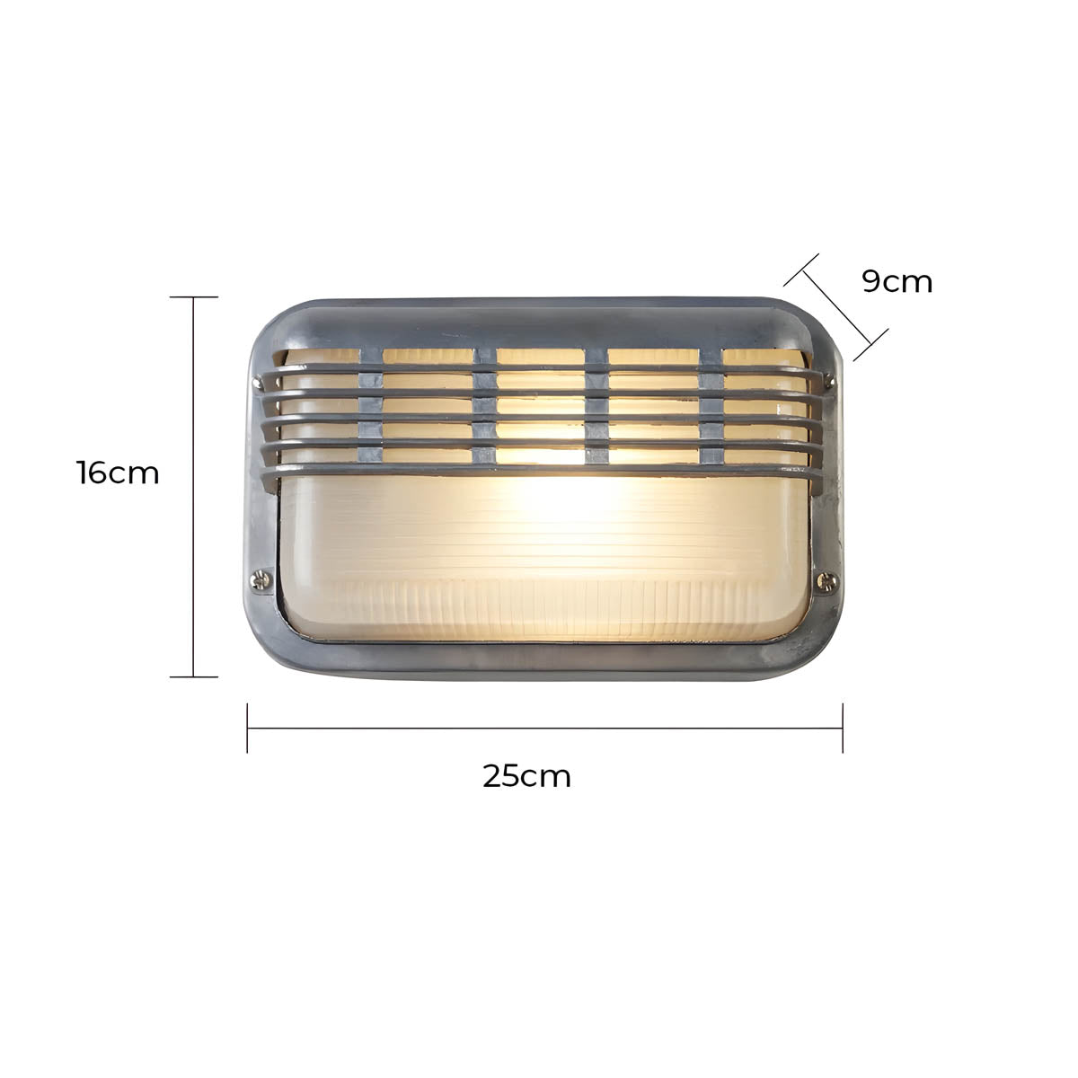 Foxglove Drop Glass Ribbed Outdoor Wall Light — gallery image 21