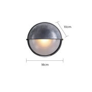 Foxglove Drop Glass Ribbed Outdoor Wall Light — gallery image 26