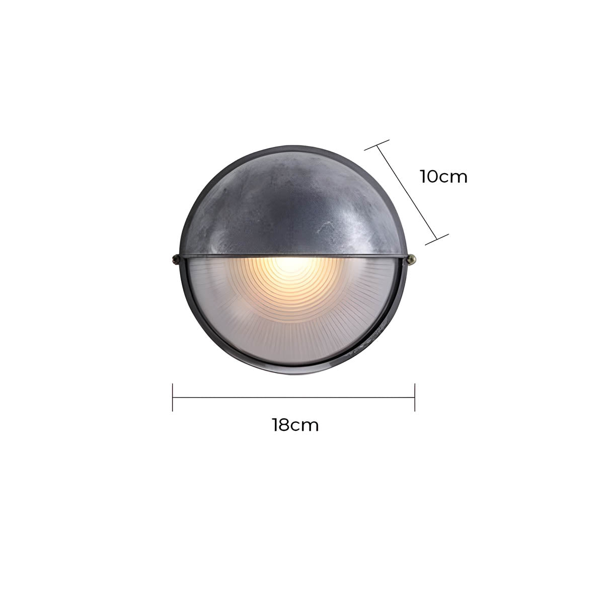 Foxglove Drop Glass Ribbed Outdoor Wall Light — gallery image 26