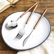 Blackthorn Drop Stainless Steel Flatware Set — gallery image 5