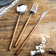 Blackthorn Drop Stainless Steel Flatware Set — gallery image 2