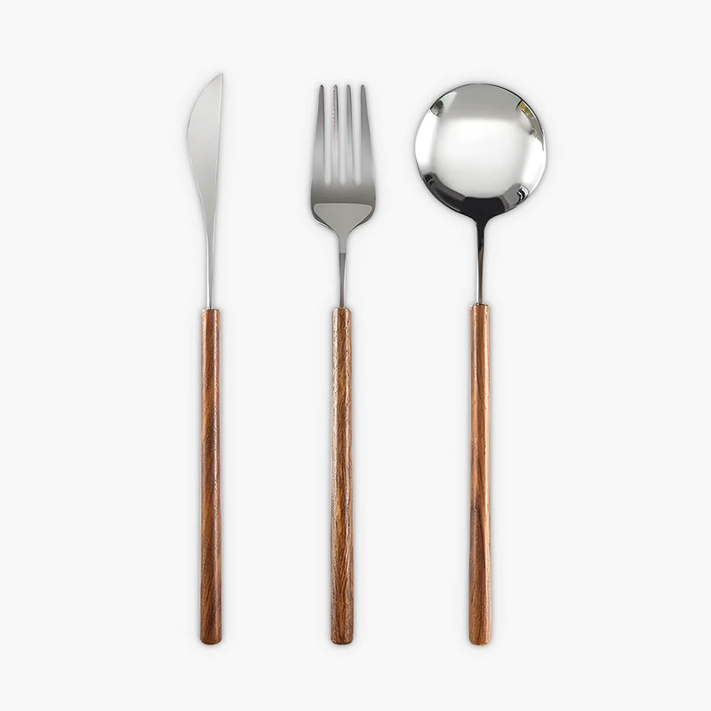 Blackthorn Drop Stainless Steel Flatware Set — gallery image 1