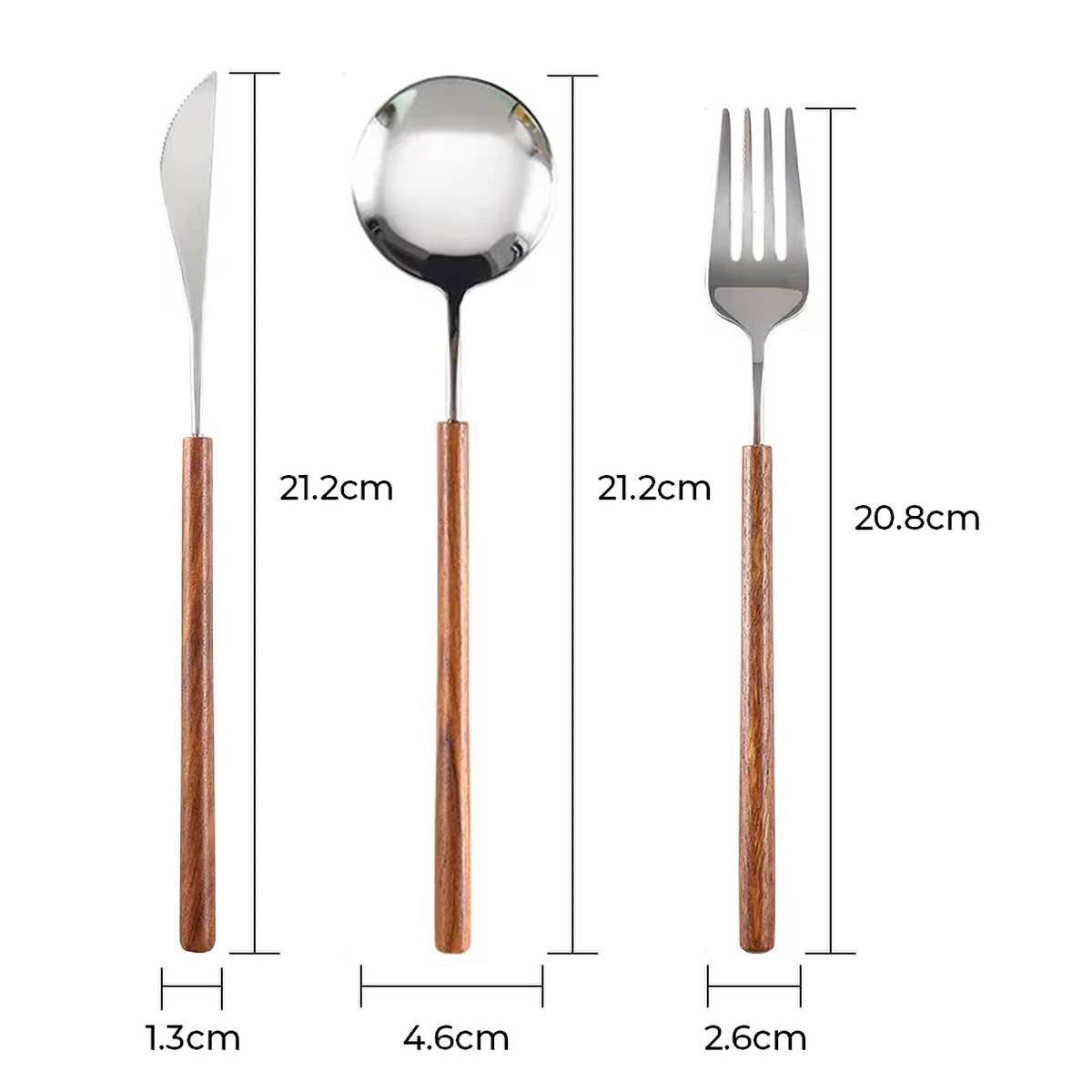 Blackthorn Drop Stainless Steel Flatware Set — gallery image 11
