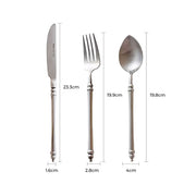 Huckleberry Drop Stainless Steel Flatware Set — gallery image 16