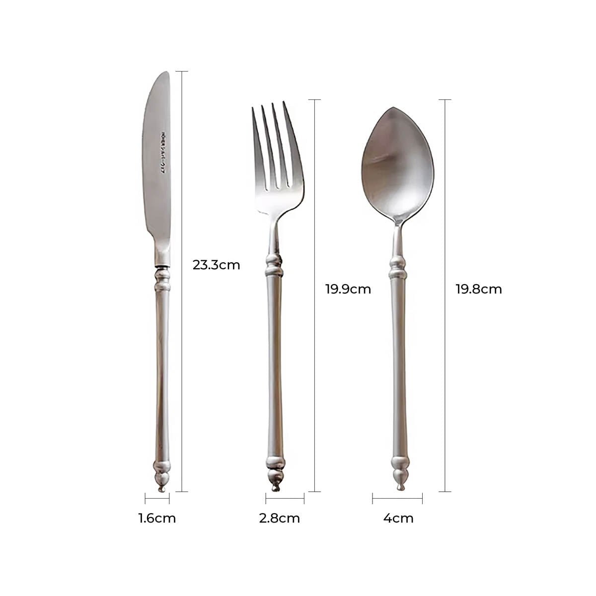 Huckleberry Drop Stainless Steel Flatware Set — gallery image 16