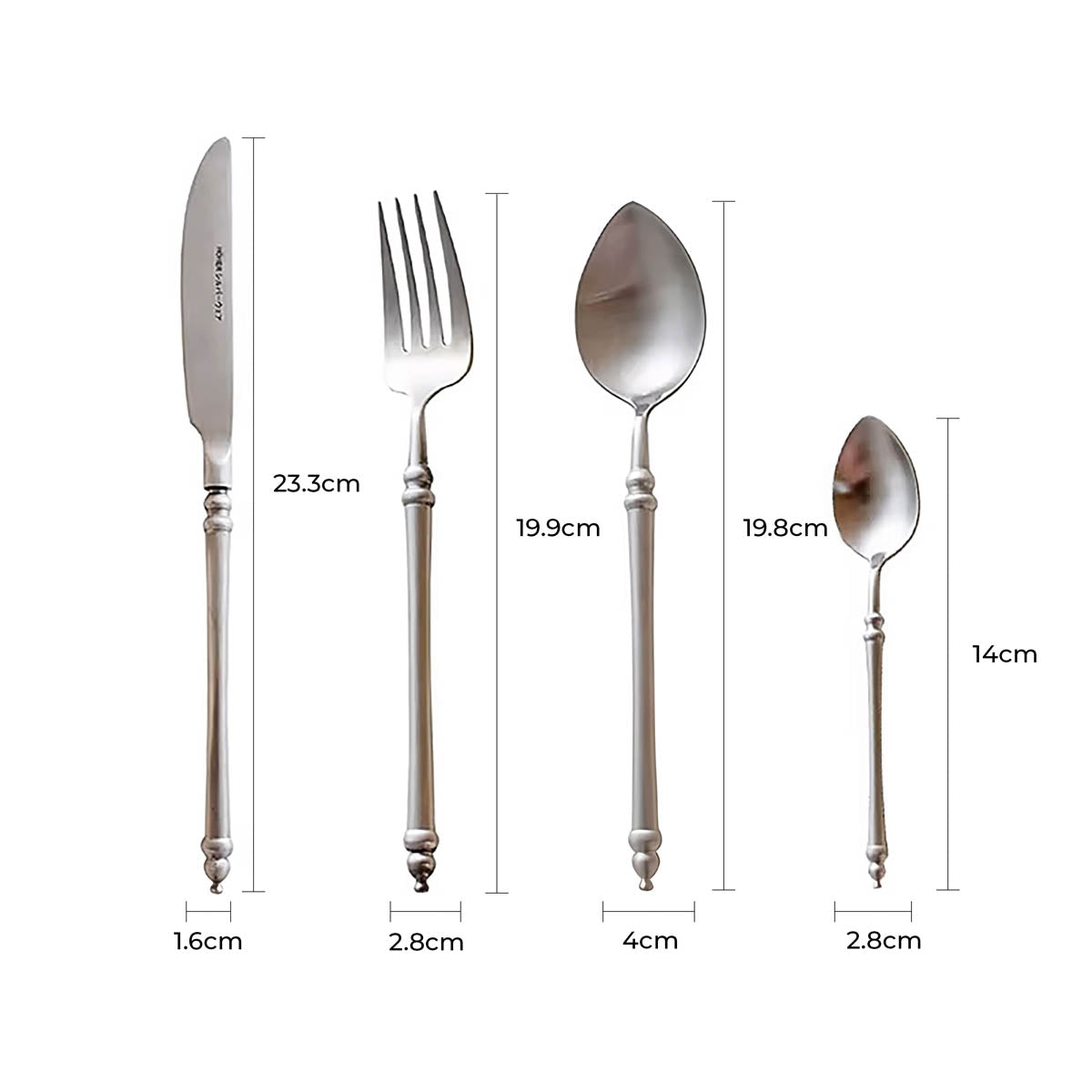 Huckleberry Drop Stainless Steel Flatware Set — gallery image 17