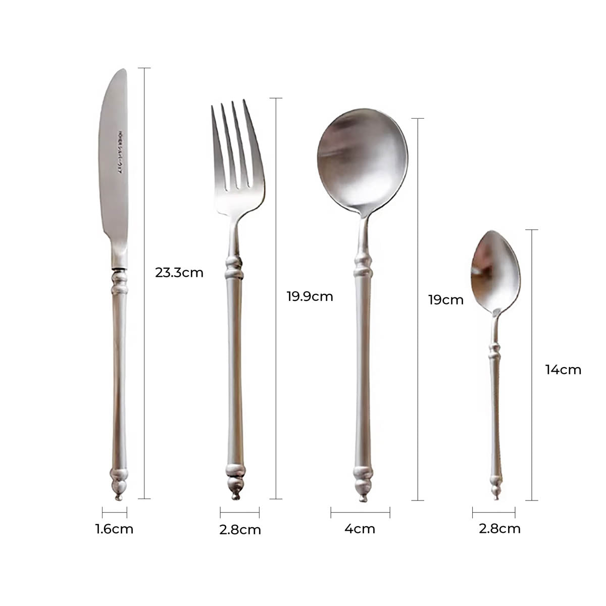 Huckleberry Drop Stainless Steel Flatware Set — gallery image 18