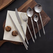Huckleberry Drop Stainless Steel Flatware Set — gallery image 2