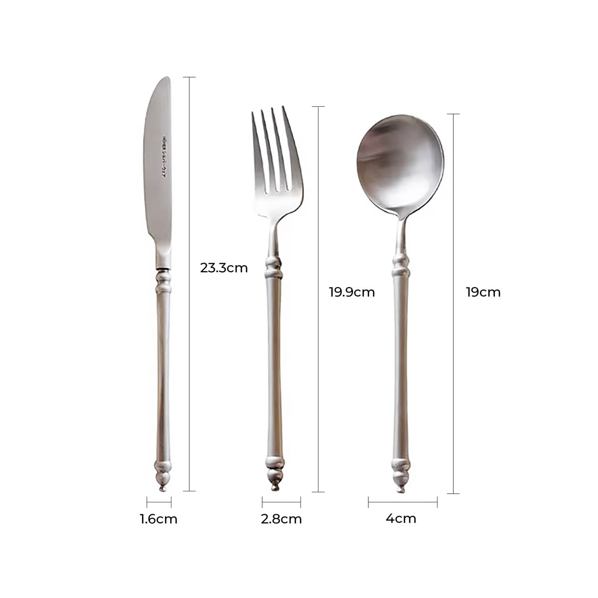 Huckleberry Drop Stainless Steel Flatware Set — gallery image 13