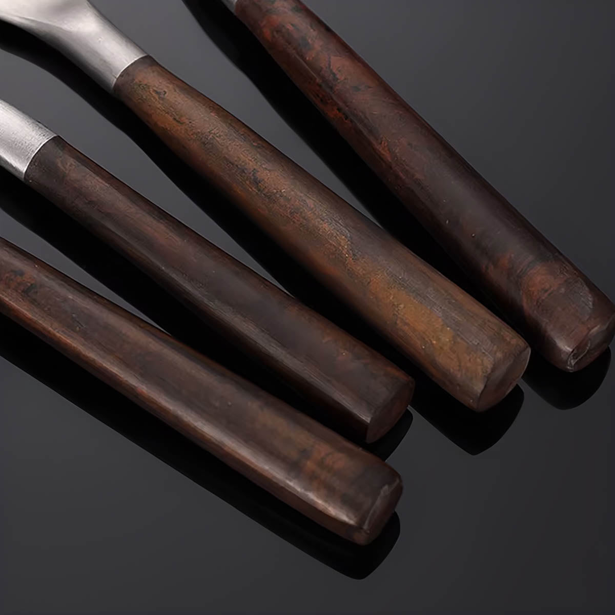 Larchwood Drop Resin Flatware Set — gallery image 10