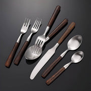 Larchwood Drop Resin Flatware Set — gallery image 4