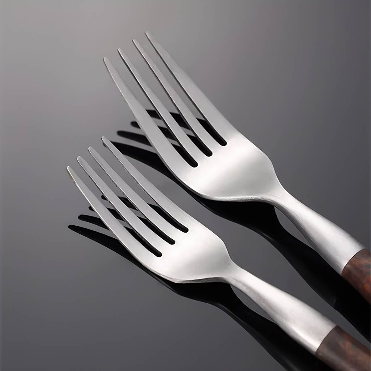 Larchwood Drop Resin Flatware Set — gallery image 8