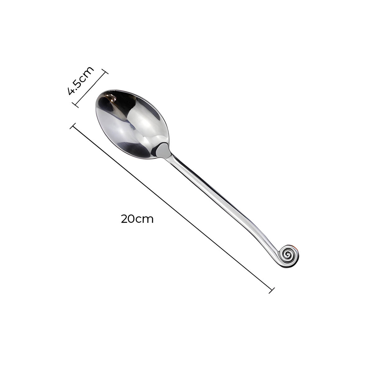Mapledale Drop Stainless Steel Spiral Flatware Set — gallery image 13