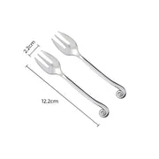 Mapledale Drop Stainless Steel Spiral Flatware Set — gallery image 15