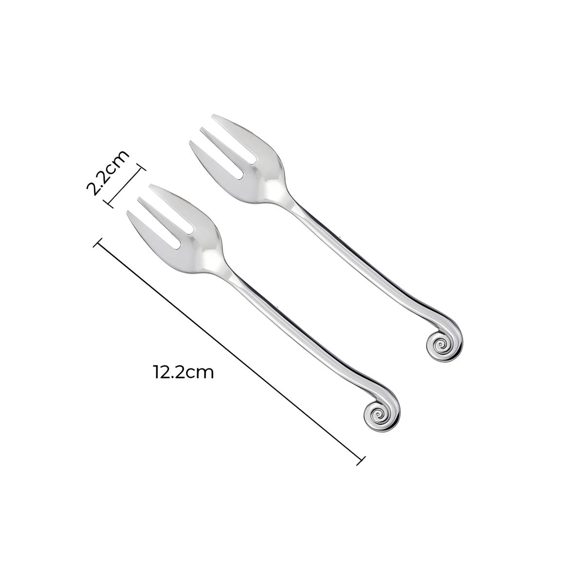 Mapledale Drop Stainless Steel Spiral Flatware Set — gallery image 15
