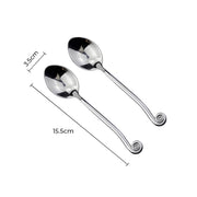 Mapledale Drop Stainless Steel Spiral Flatware Set — gallery image 12