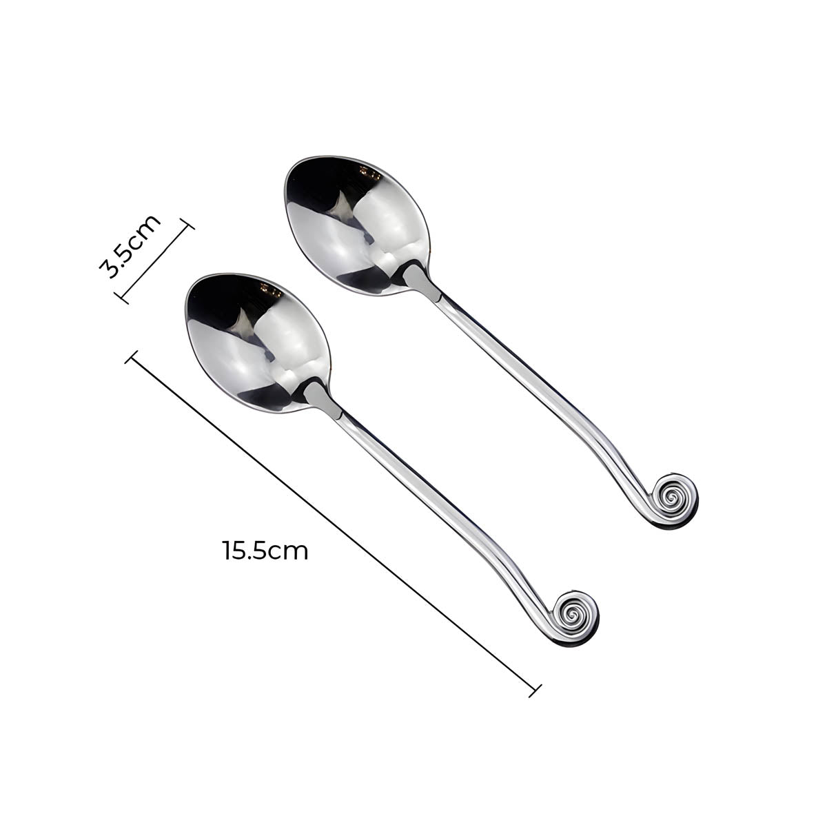 Mapledale Drop Stainless Steel Spiral Flatware Set — gallery image 12