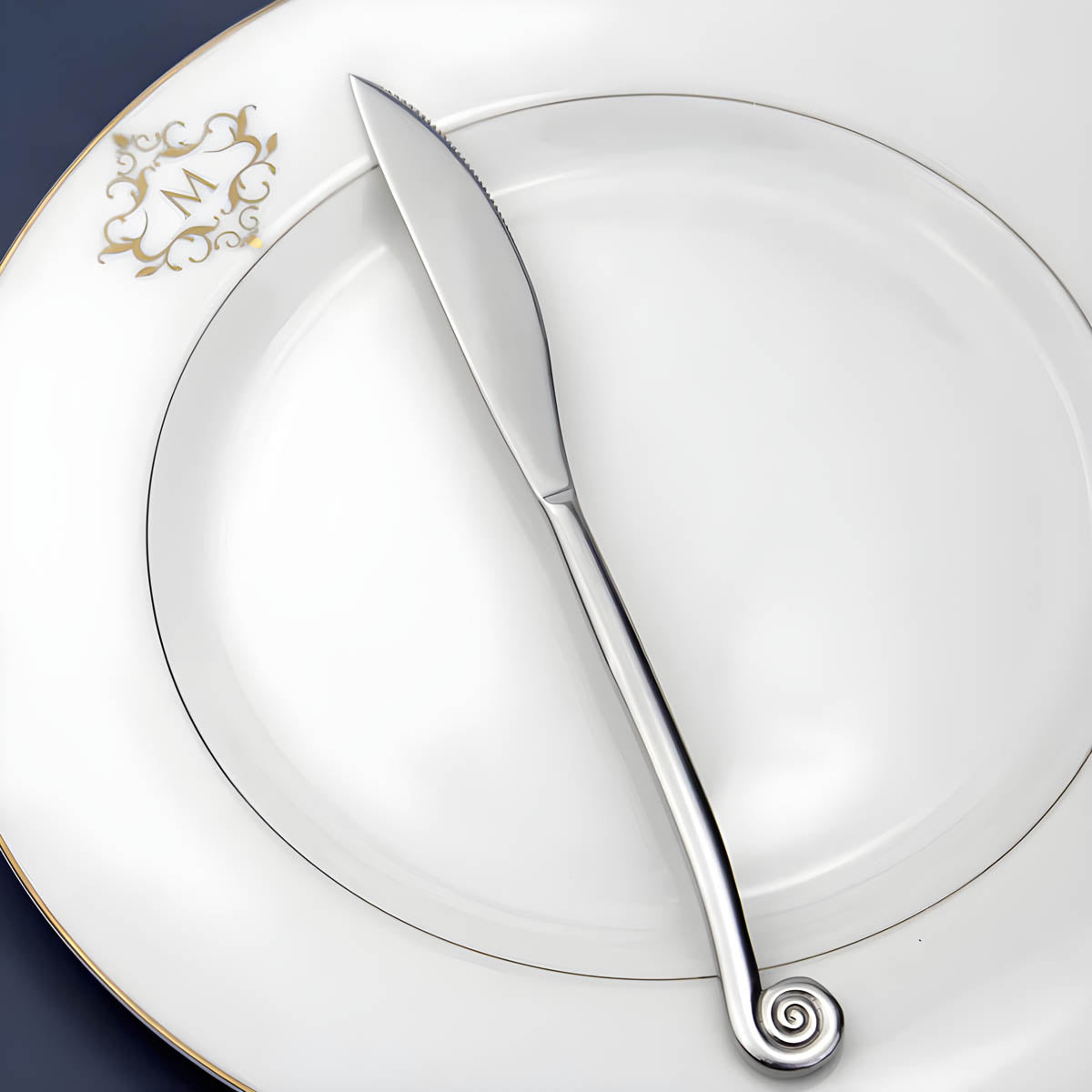 Mapledale Drop Stainless Steel Spiral Flatware Set — gallery image 6
