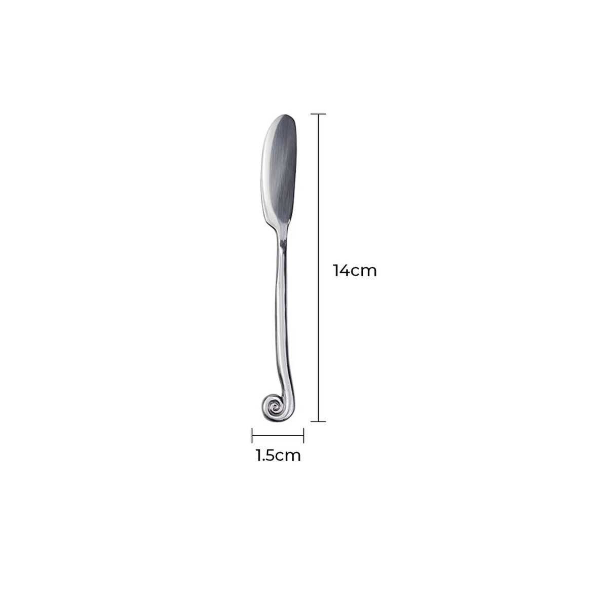 Mapledale Drop Stainless Steel Spiral Flatware Set — gallery image 18