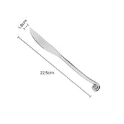 Mapledale Drop Stainless Steel Spiral Flatware Set — gallery image 11