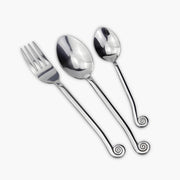 Mapledale Drop Stainless Steel Spiral Flatware Set — gallery image 3