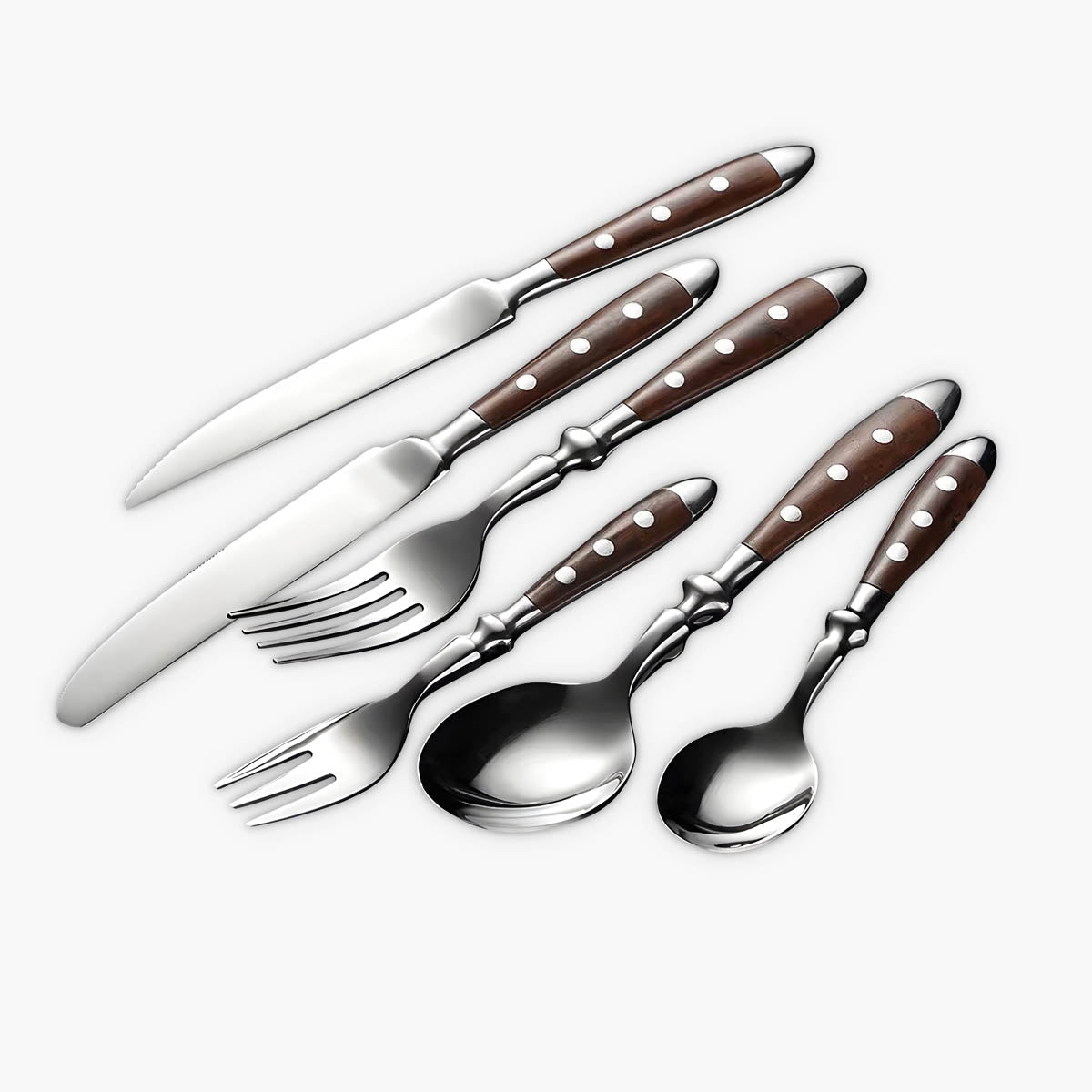
Pemberley Drop Wood Flatware Set — photo 1