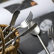 Silverwood Drop Stainless Steel Flatware Set — gallery image 12