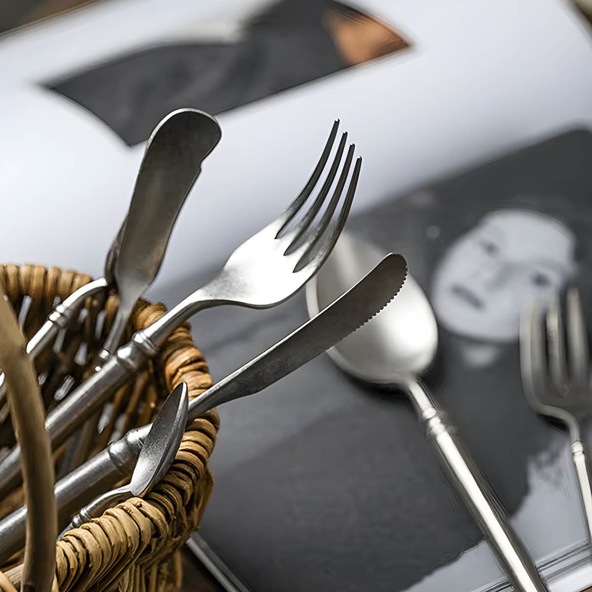 Silverwood Drop Stainless Steel Flatware Set — gallery image 12