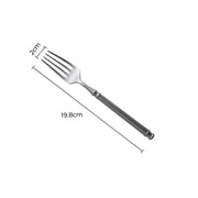 Silverwood Drop Stainless Steel Flatware Set — gallery image 17