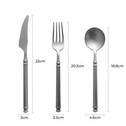 Silverwood Drop Stainless Steel Flatware Set — gallery image 25