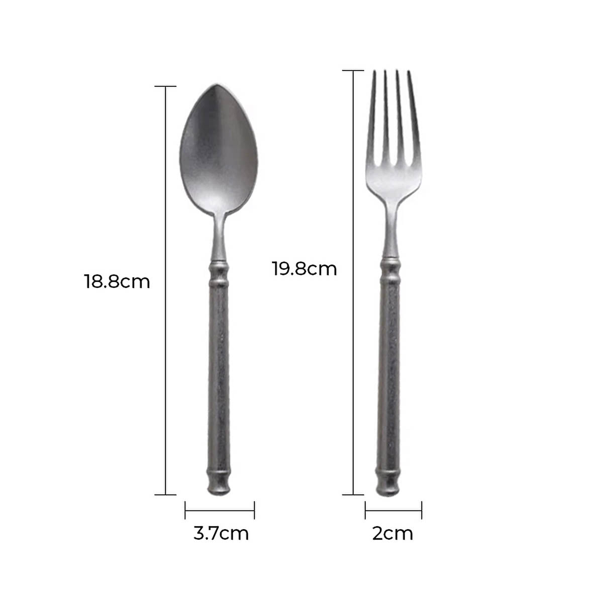 Silverwood Drop Stainless Steel Flatware Set — gallery image 14