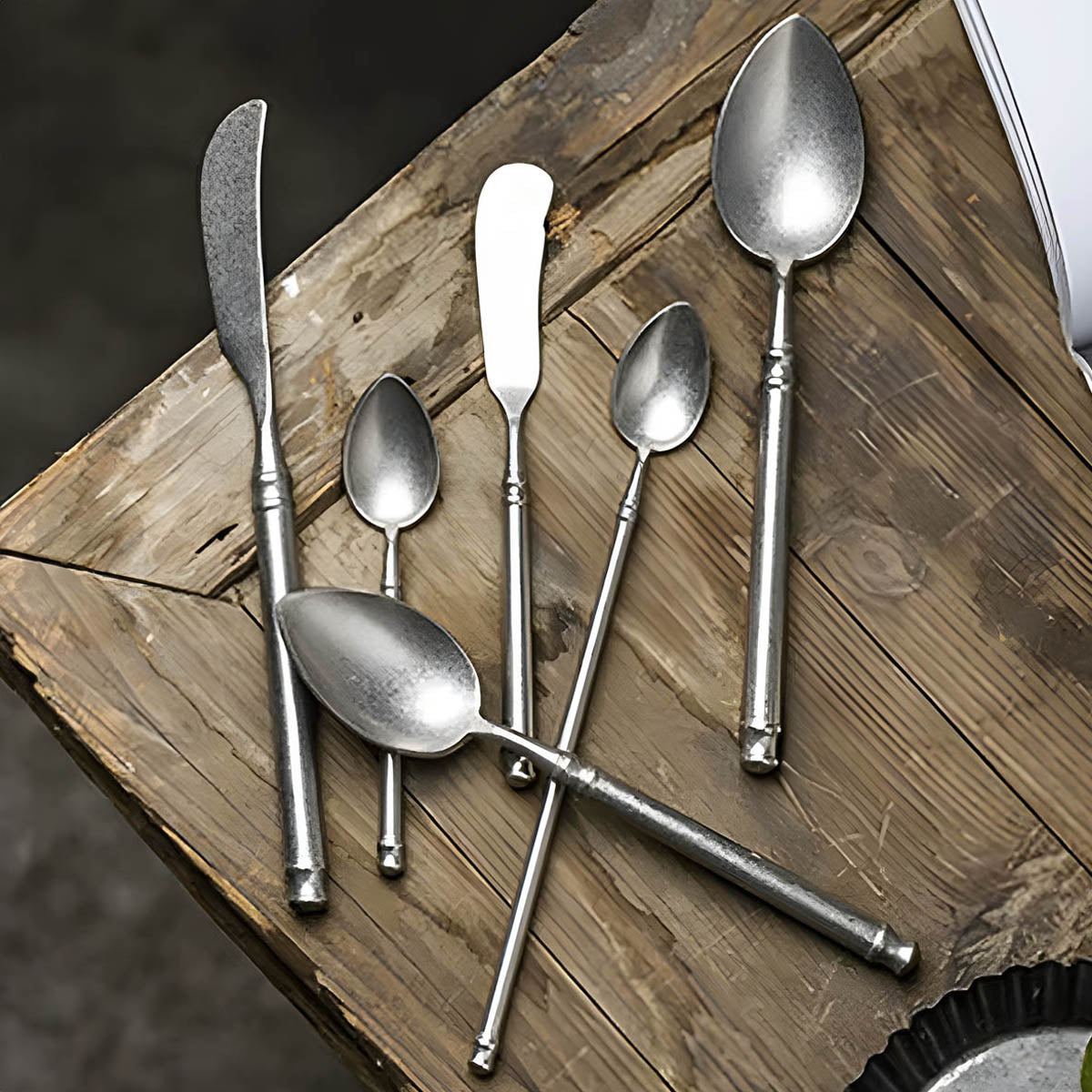 Silverwood Drop Stainless Steel Flatware Set — gallery image 4