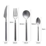 Silverwood Drop Stainless Steel Flatware Set — gallery image 26