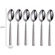 Whitmore Drop Stainless Steel Fluted Flatware Set — gallery image 24
