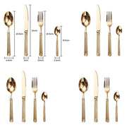 Whitmore Drop Stainless Steel Fluted Flatware Set — gallery image 17