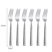 Whitmore Drop Stainless Steel Fluted Flatware Set — gallery image 16