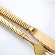 Whitmore Drop Stainless Steel Fluted Flatware Set — gallery image 22