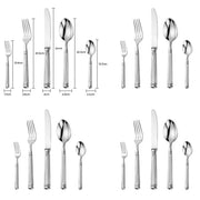 Whitmore Drop Stainless Steel Fluted Flatware Set — gallery image 20