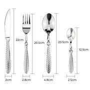 Woodford Drop Stainless Steel Flatware Set — gallery image 16