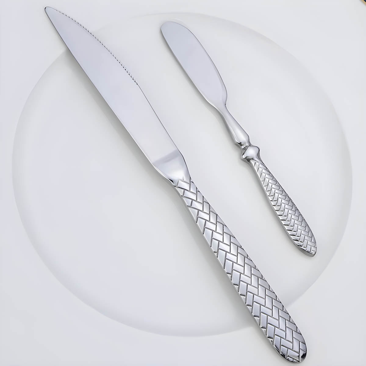 Woodford Drop Stainless Steel Flatware Set — gallery image 13