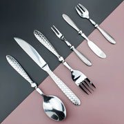 Woodford Drop Stainless Steel Flatware Set — gallery image 6