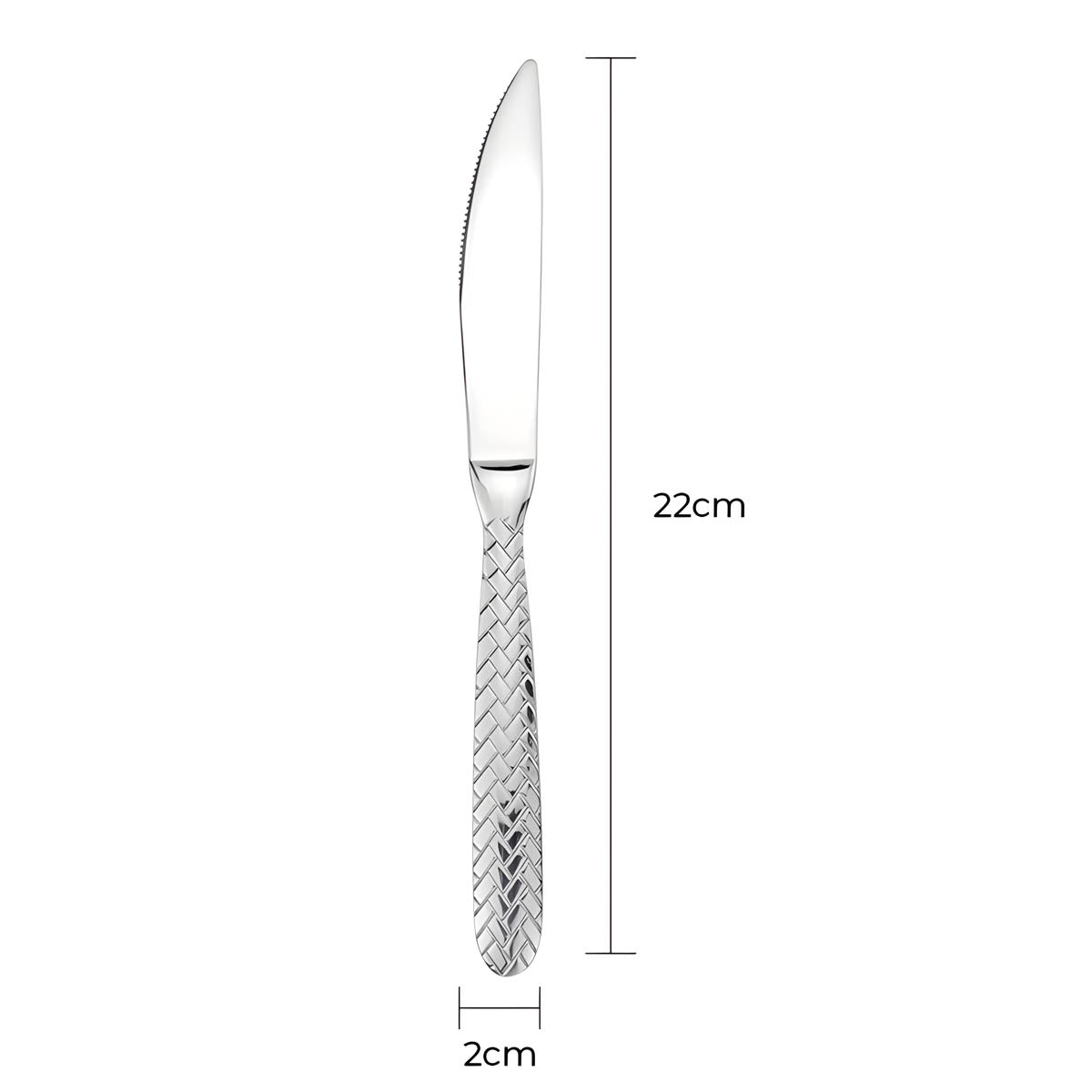 Woodford Drop Stainless Steel Flatware Set — gallery image 19