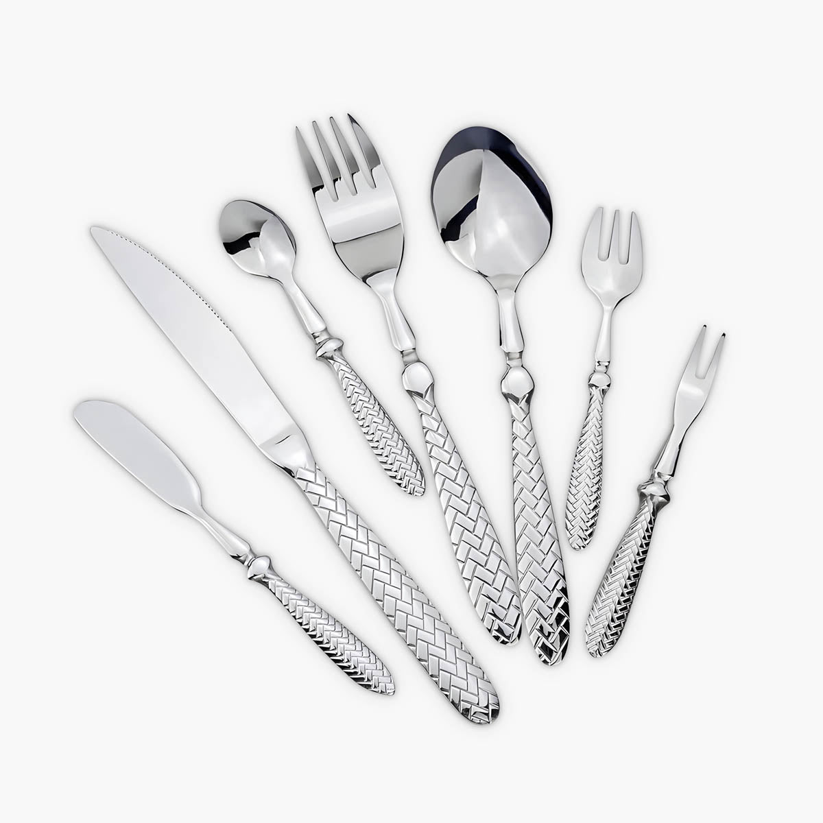 Woodford Drop Stainless Steel Flatware Set — gallery image 1