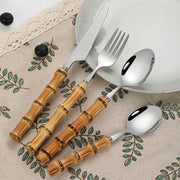 Ashford Curve Bamboo Flatware Set — gallery image 3