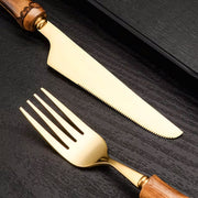 Ashford Curve Bamboo Flatware Set — gallery image 10