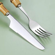 Ashford Curve Bamboo Flatware Set — gallery image 11