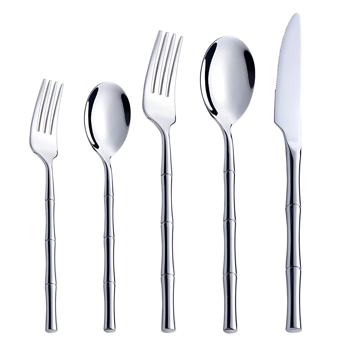 Bracken Curve Stainless Steel Flatware Set — gallery image 9