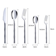 Bracken Curve Stainless Steel Flatware Set — gallery image 11