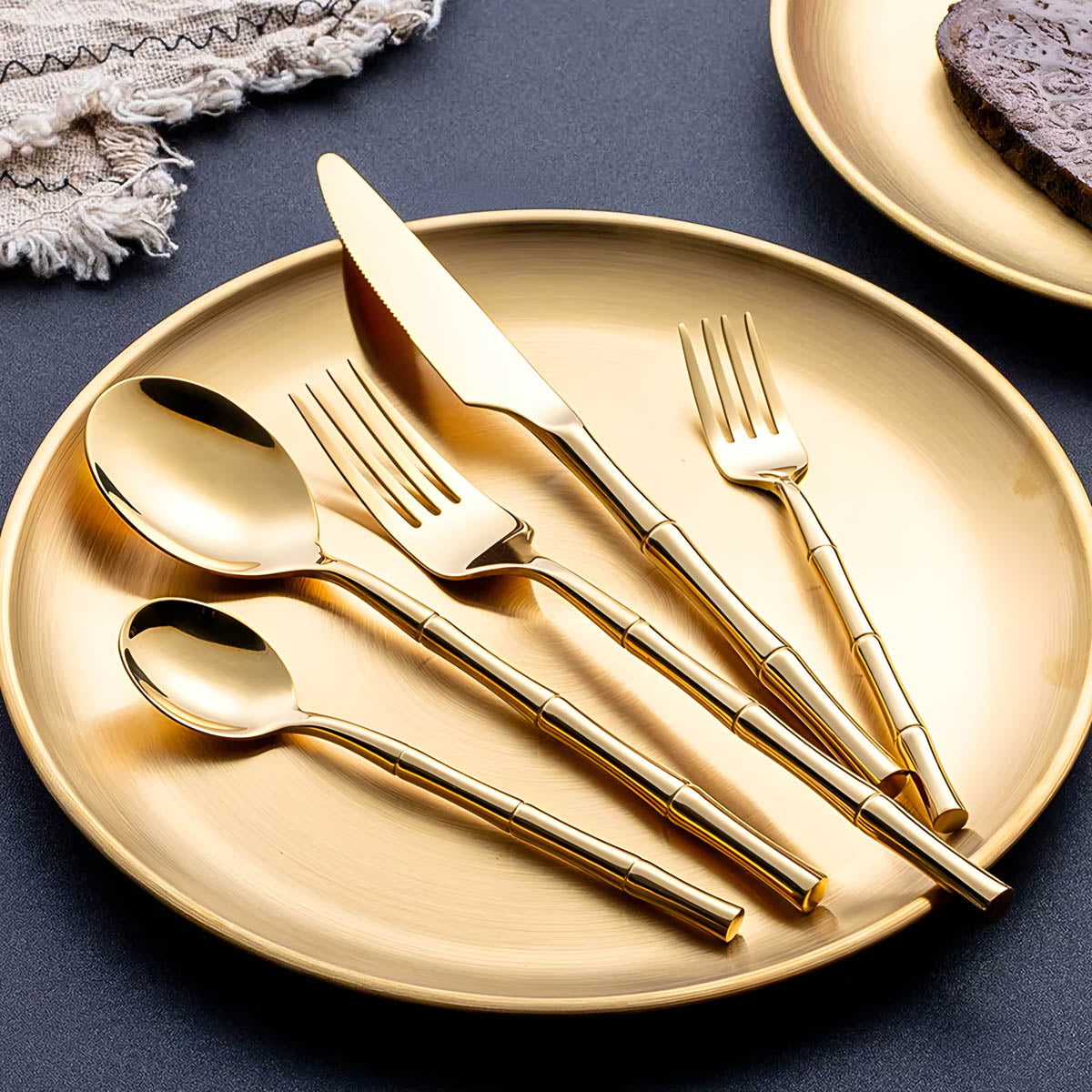 Bracken Curve Stainless Steel Flatware Set — gallery image 2